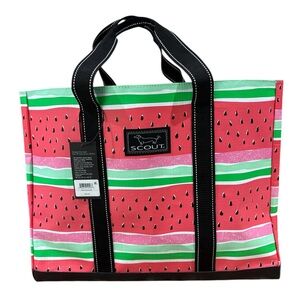 Scout Original Deano in Melondramatic pattern large tote bag.